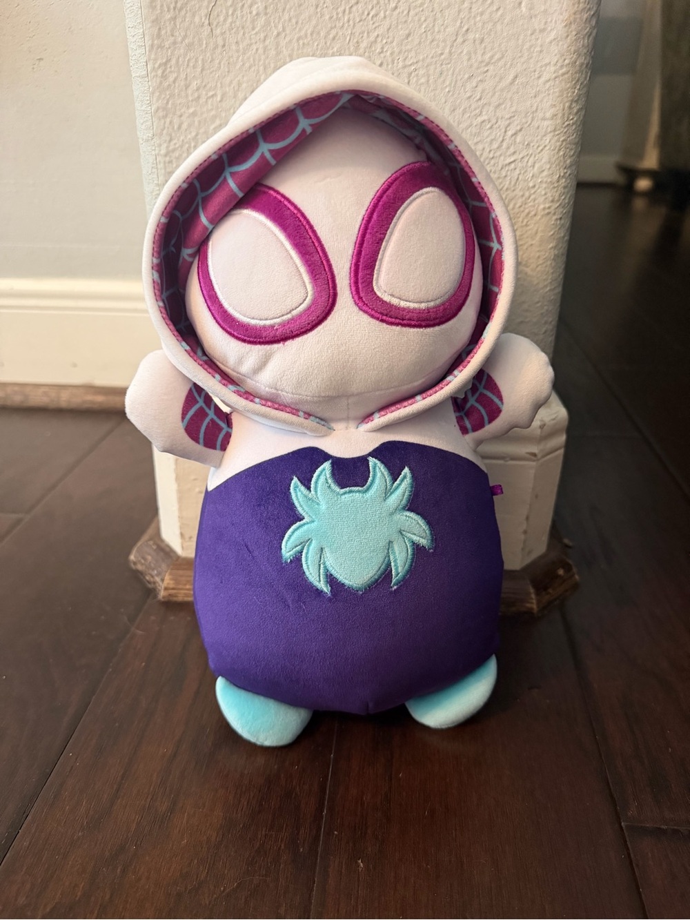 Squishmallow HugMees Marvel Ghost-Spider Gwen 10” Plush Spidey & Amazing Friends